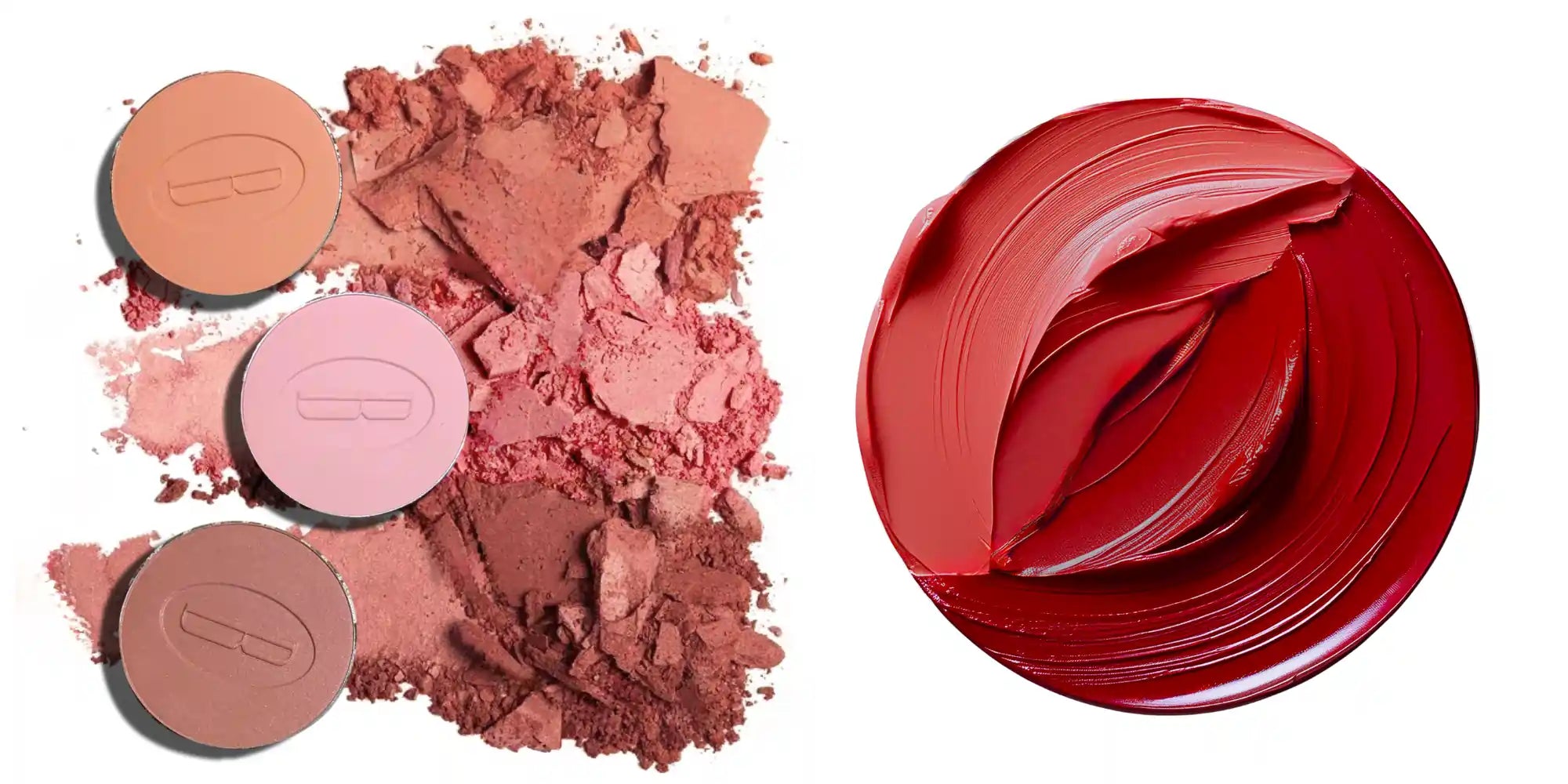 Quais são as diferenças entre o blush cremoso e blush em pó compacto