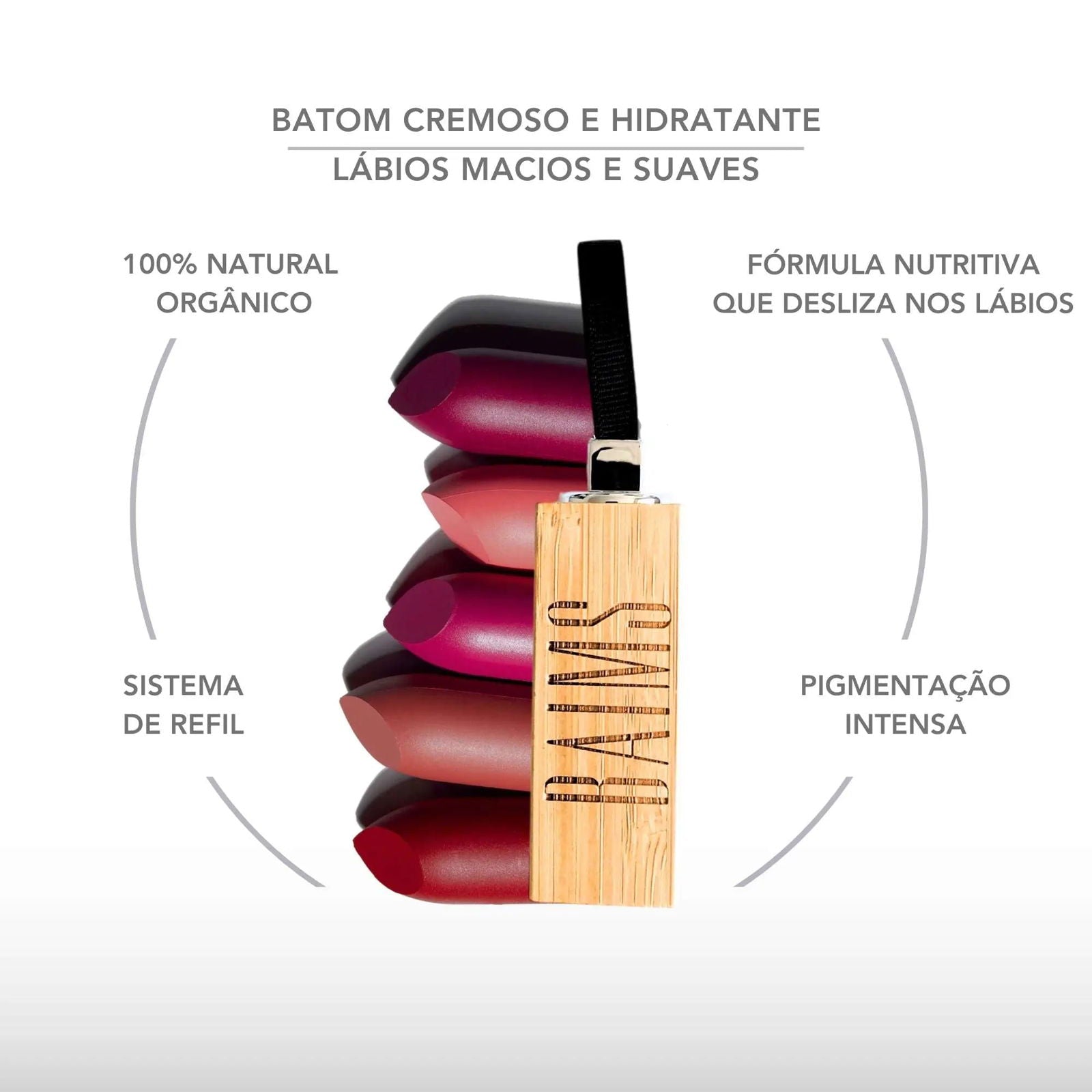 Batom / Lipstick - BAIMS Natural Makeup